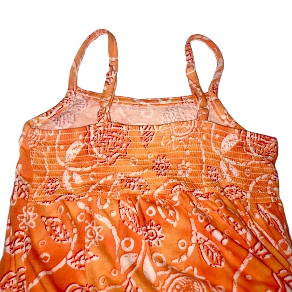 MUDD SIZE 5 GIRLS ORANGE MAXI DRESS - Picture 5 of 6